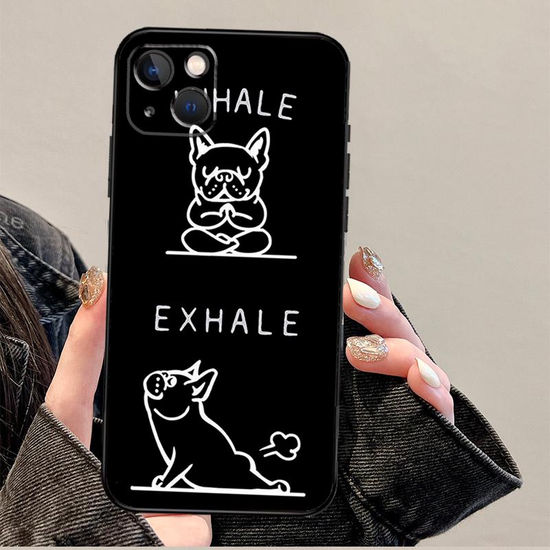 Funny french bulldog Phone Case For iPhone 17 Pro Max 11 14 15 16 Pro Max 12 13 mini 16 Plus 16e 17 Air Cover