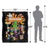 NICKELODEON Silky Splat Group Supersoft Blanket