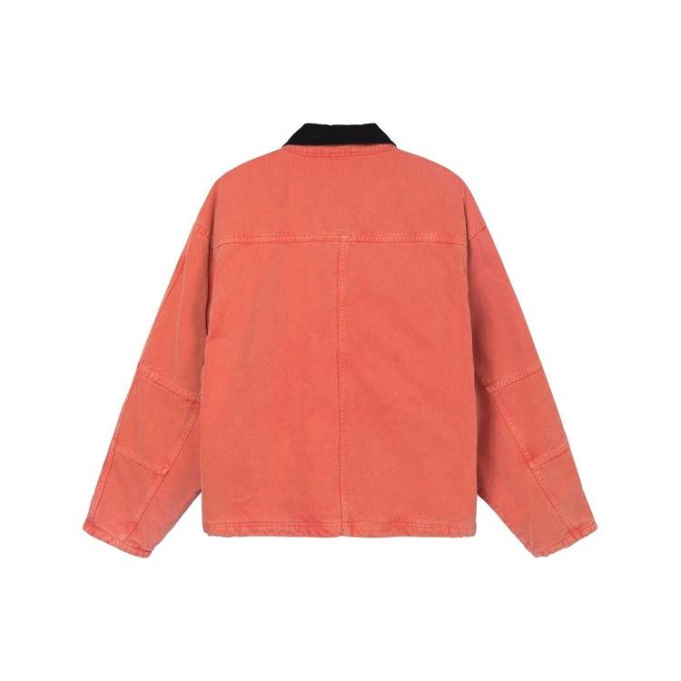 Stussy Washed Canvas Shop Jacket logo Unisex 115589