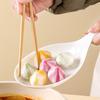 2Pcs Appetizer Eating Tray Handheld Dish Fried Chicken Snacks Plate Large Spoon Tray Fruit Dessert Cake Platter Easy Use