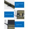Tool Bag Roll Up Canvas Tool Organizer for Men Women Portable Tool Storage Box with 4 Pocket Small Carrier Bag