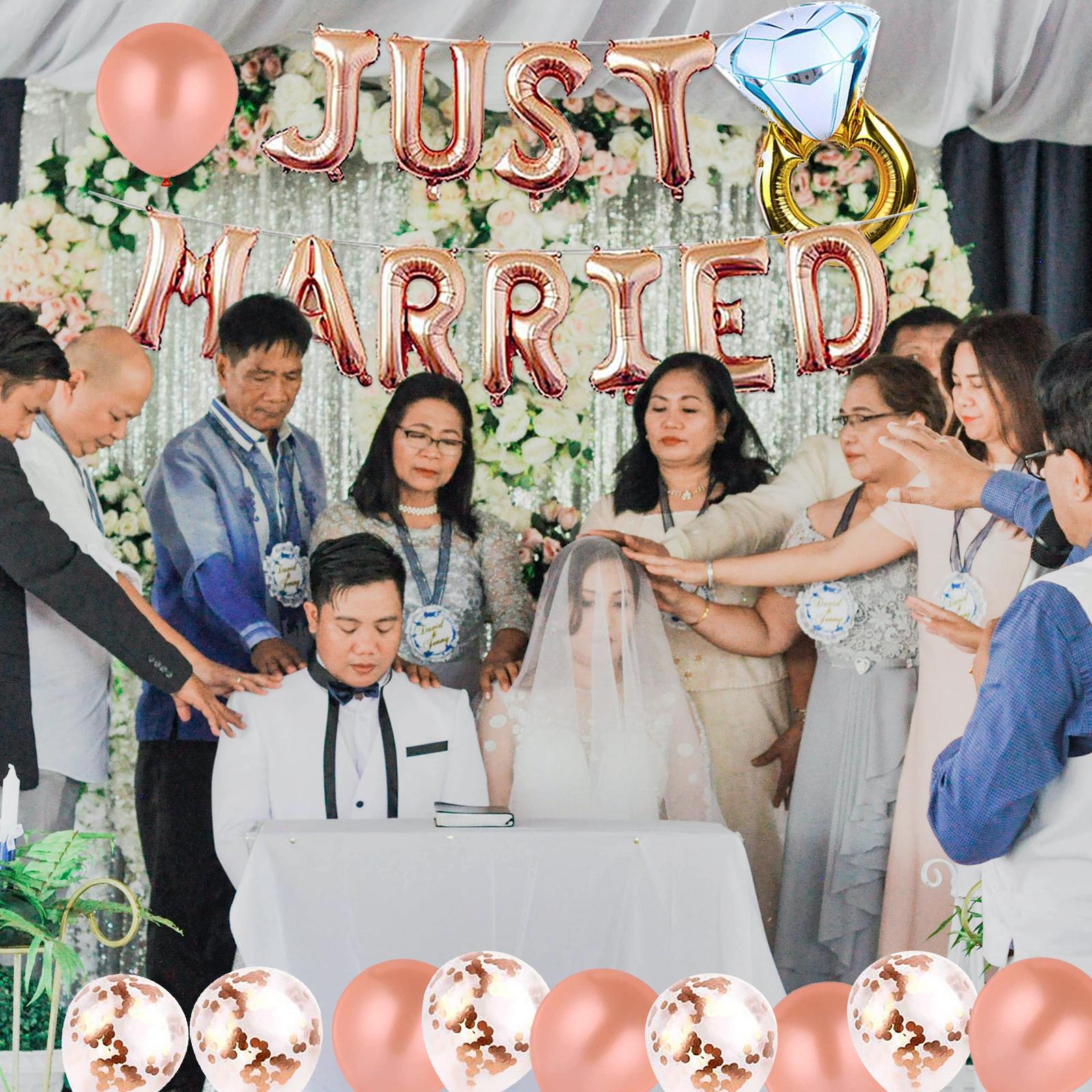 

24 шт., набор свадебных украшений для молодоженов для предложения руки и сердца, принадлежности для украшения свадебной вечеринки