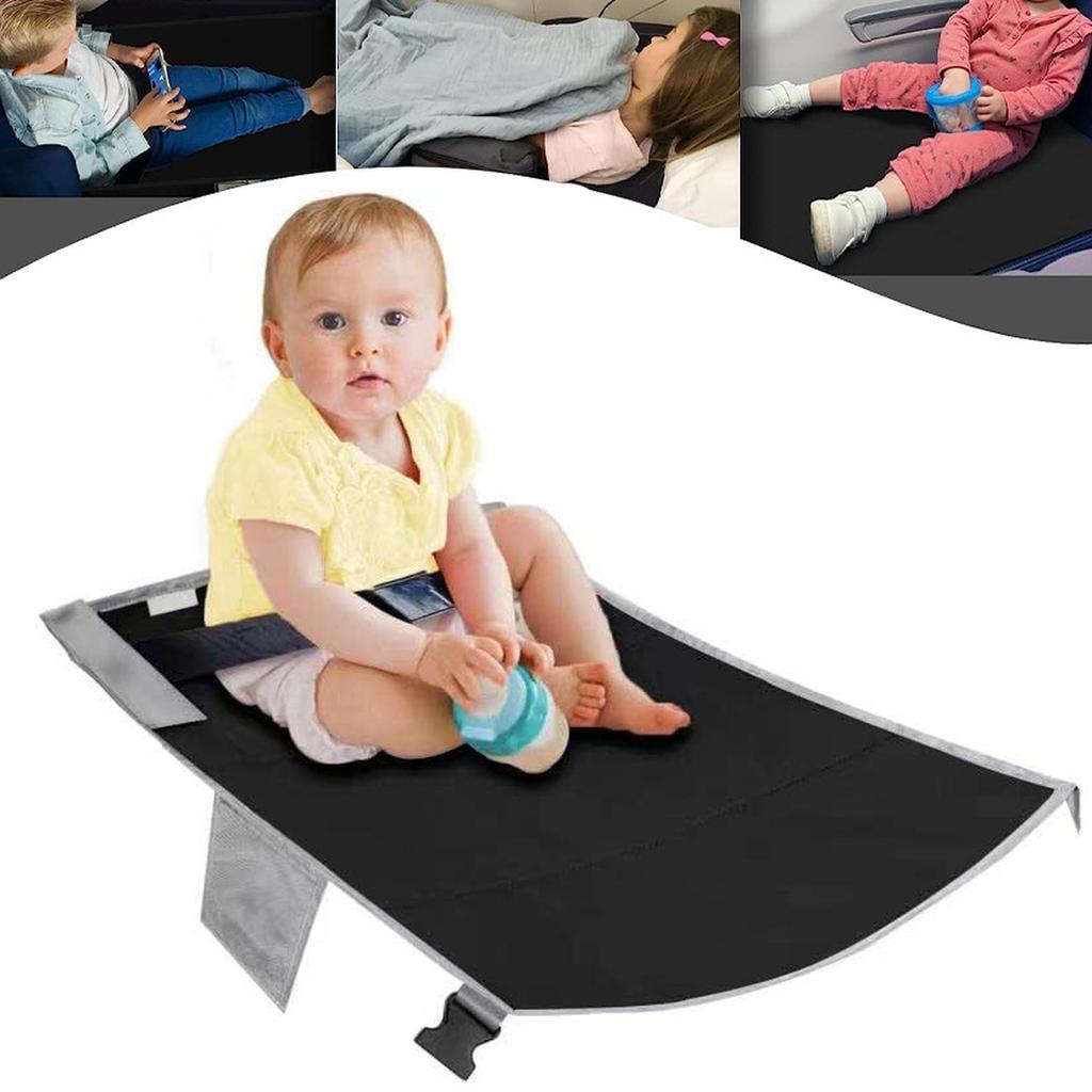 Kids Travel Airplane Bed Seat Extender Children Pedals Beds Portable Travel Accessory for Airplane Train High Speed Train Seats