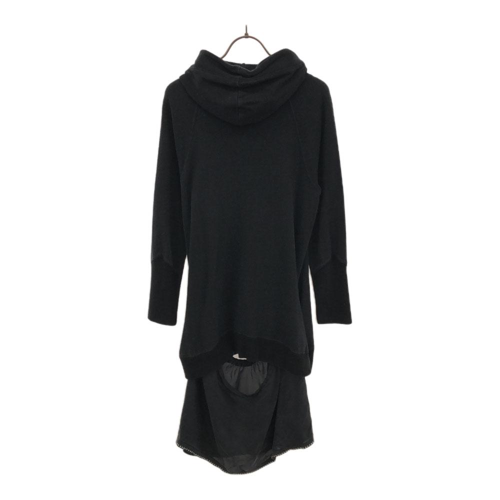 TOGA PULLA Made In Japan Long Sleeve Sweat Tunic 1 Black Back Brushed Women Used
