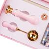 Set ,with Candles Furnace Spoons ,Wax Particles Macaron Color Coloring Pens Sealing Wax Bead for