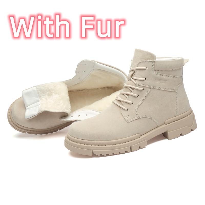 

Роскошный бренд Классические мужские мотоботы Мужские кожаные модные низкие повседневные туфли 2024 Новое поступление Теплые зимние ботинки для мужчин 46