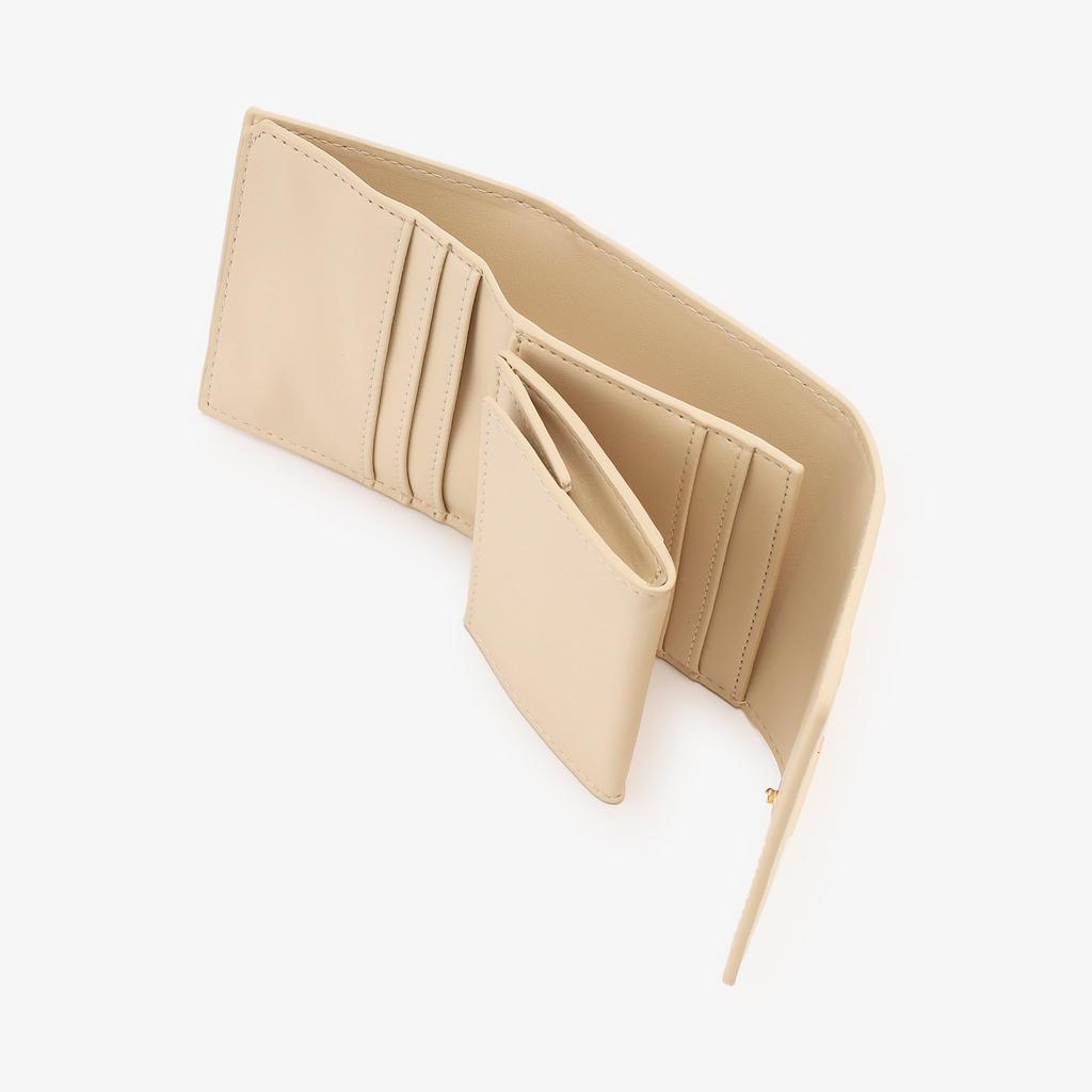 Afternoon Tea Living JL02 Simple Color Scheme Mini Beige Wallet, Wallet,