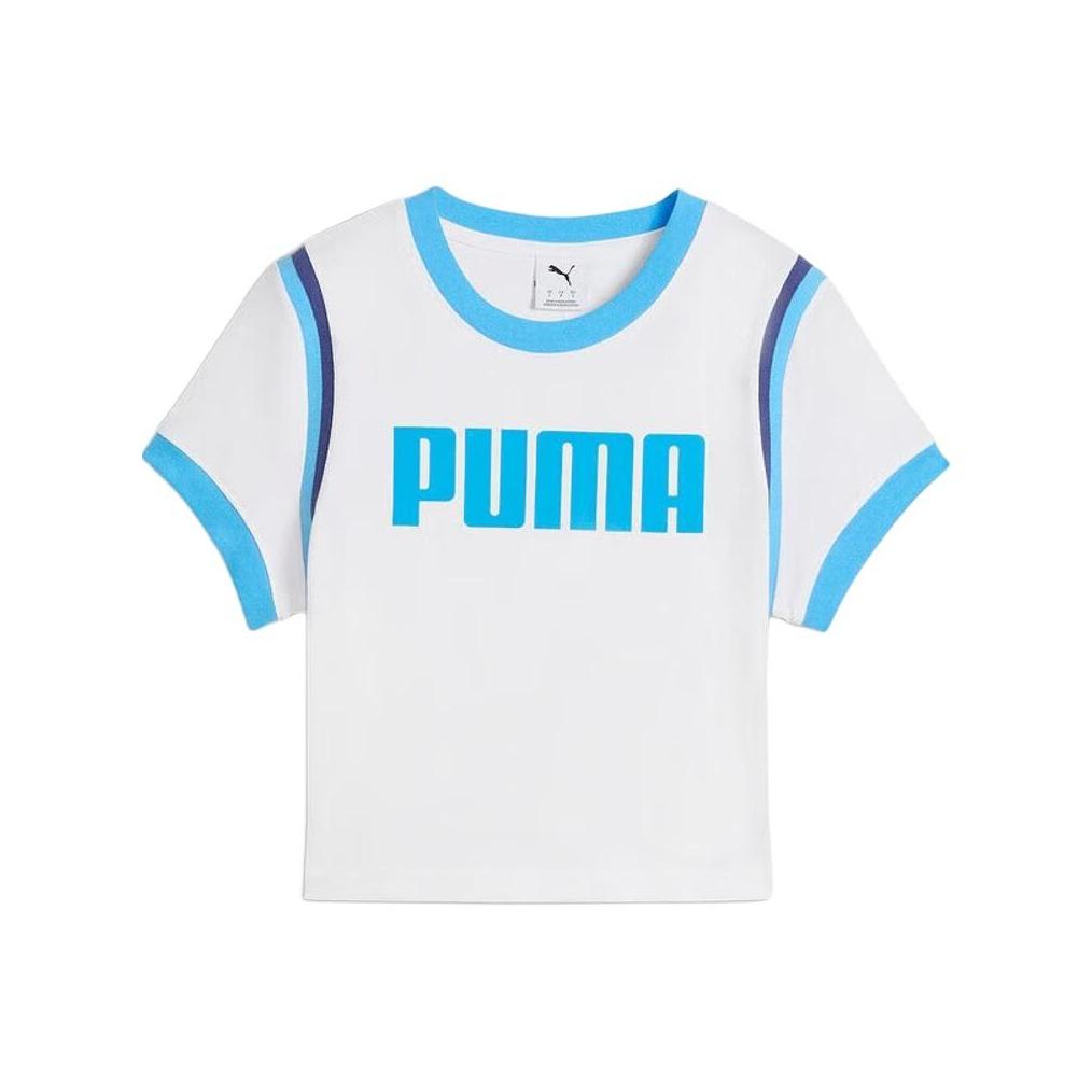Puma Future Archive Graphic Baby Tee Comfortable Round Neck Short Sleeve T-Shirt Baby Tops 631946-02
