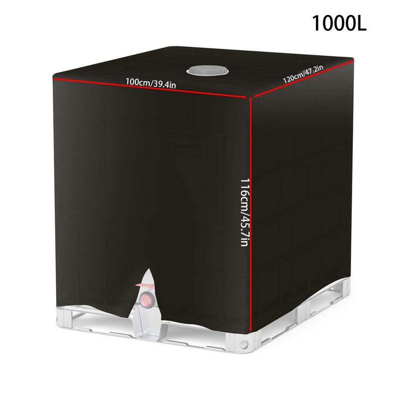 210D Waterproof Dust Cover Rainwater Tank Oxford Cloth UV Protection Cover Garden Box Cover IBC Container Sun Protection Cover