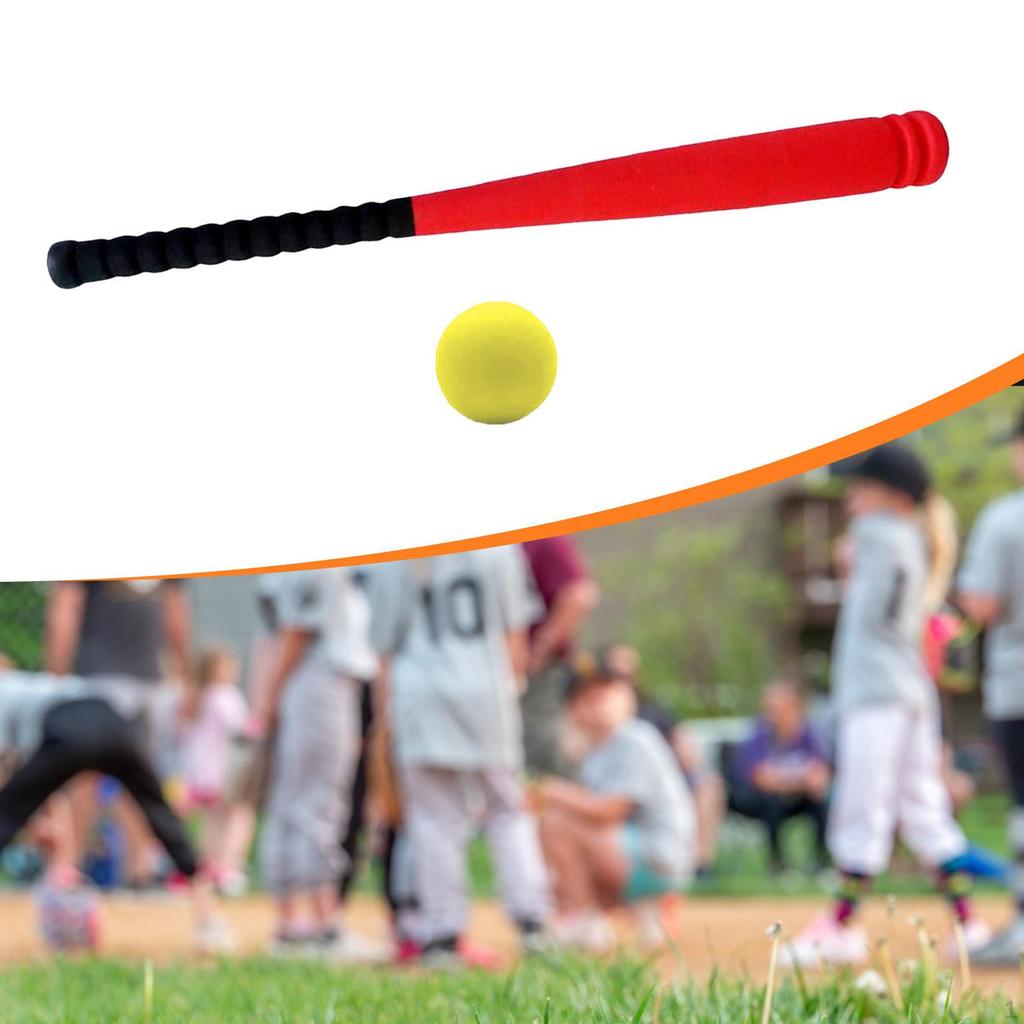 54cm Kids Foam Baseball and Ball Set, EVA Playing Sport Game, T for Park, Teaching