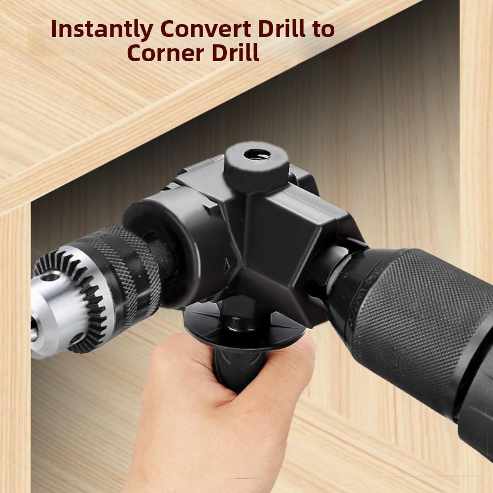 Portable 105-degree Screwdriver Bit Corner Bender 90-degree Drilling Attachment Adapter