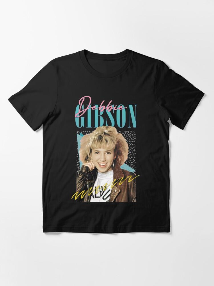 Vanessa Paradis Debbie 80er Jahre Stil Gibson Ästhetik Basic T-Shirt