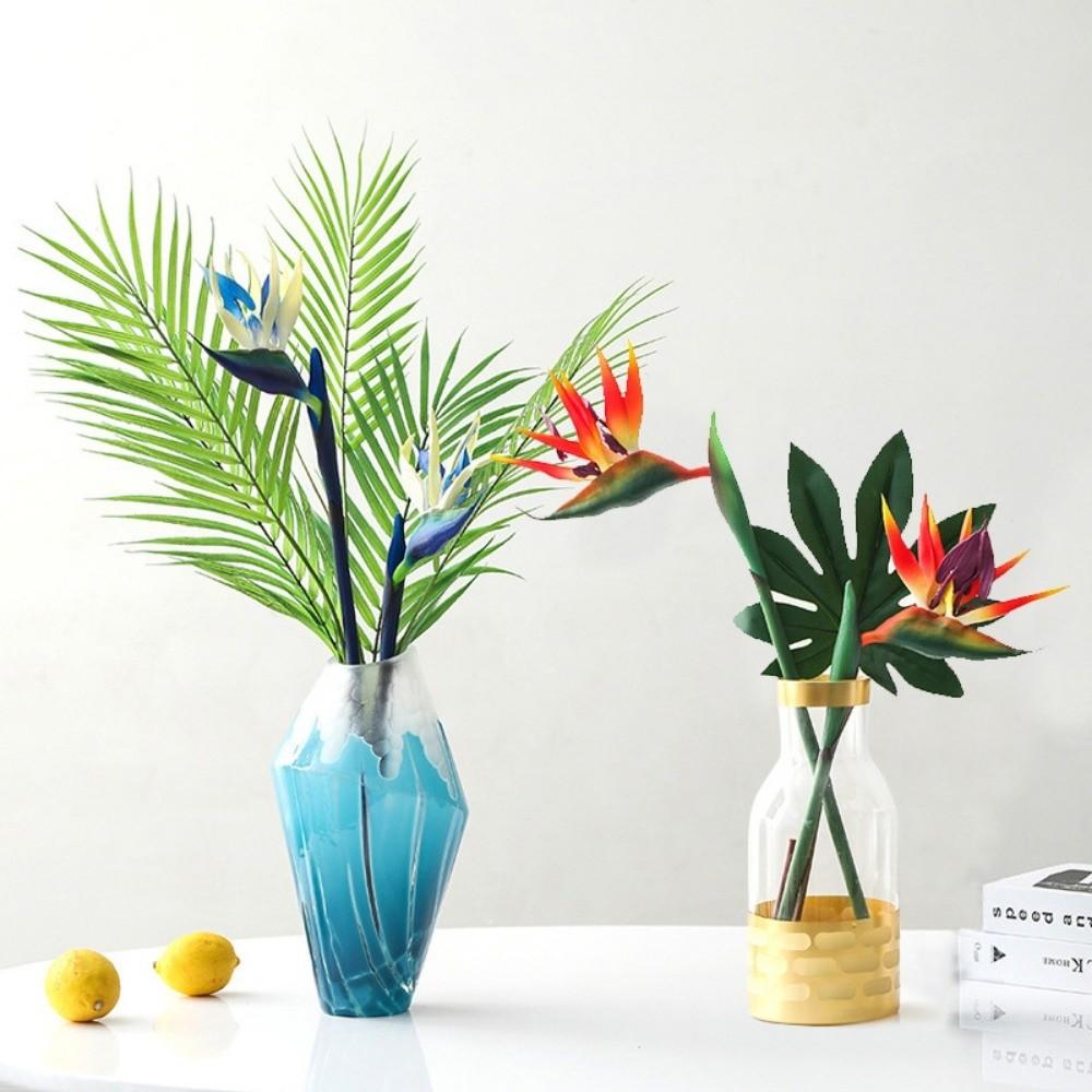 Authentic Touch Artificial Bird of Paradise Long Stem Fake Flower Faux Plants  Wedding Decoration