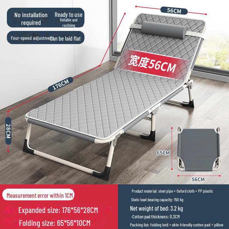 Folding Multifunctional Recliner Bed: Perfect for Home, Office, Outdoor Naps, and Camping.