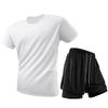 European Size Sports Tight Fitting Set, Comfortable High Elasticity Yoga Set, Summer Lightweight Quick Drying Pants, Fake Two Pieces