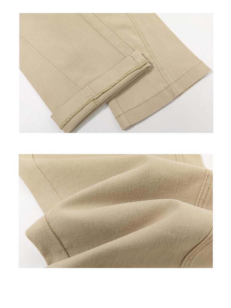 Spring 2026 Korean-Style High Waist Milk Tea Wide Leg Flare Jeans for Women