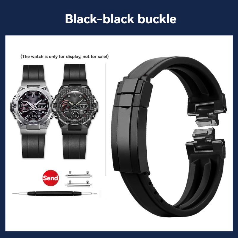 GST-B400 Modified Silicone strap For Casio G-SHOCK 5657 GST-B400D-1A GST-B400CD-1A3 Rubber Watch band Men's Bracelet Wristband