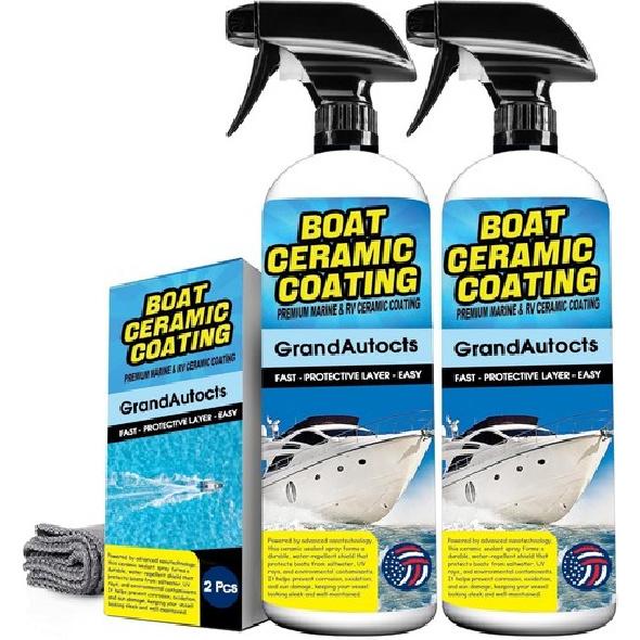 Ceramic Coating For Boats - Wax With Uv Protection For Fiberglass | Uv Damage Pr