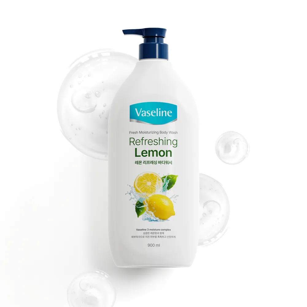 Vaseline Fresh Moisturizing High-Moisture Body Wash 900ml * 3