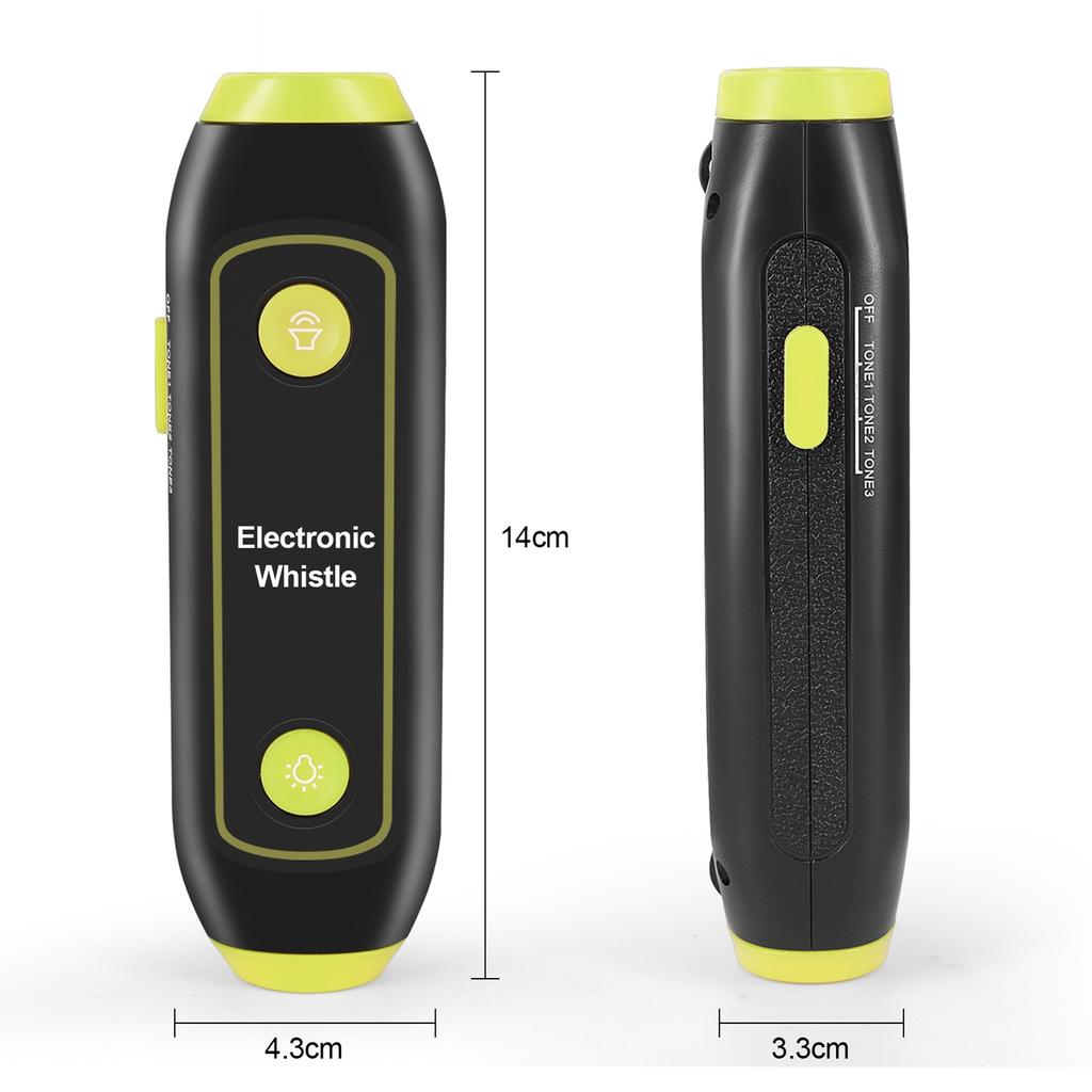 Electronic Whistle 3 3 Volume Blow Whistle with LED Light for Training Sports