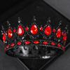 Baroque Crystal Tiaras And Crowns Rhinestone Prom Diadem Headband Crown Bridal Wedding Hair Accessories Jewelry Crown Tiara Gift