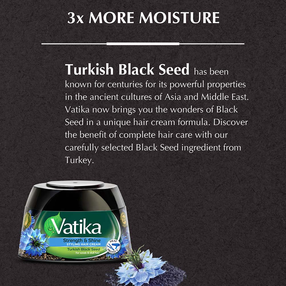 Hair Cream with Black Cumin - Vatika Dabur  - Make Your Hair Strenght and Shine