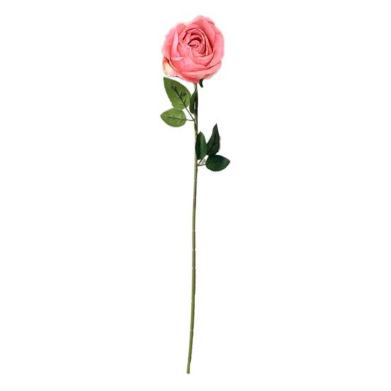 Artificial Roses Long-lasting Faux Silk Flowers Realistic Fake Roses with Flexible Stems for Vase Flower Arrangements Home Wedding Decor