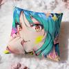 Cuscino Carino Anime U-Urusei Yatsura Copricuscino Comfort Premium Reversibile Copricuscino - Design Due in Uno per Qualsiasi Stanza e Interno Auto