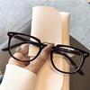 new fashion star anti-blue light glasses luxury brand designer 2022 trendy vintage metal frame rectangle Computer glasses