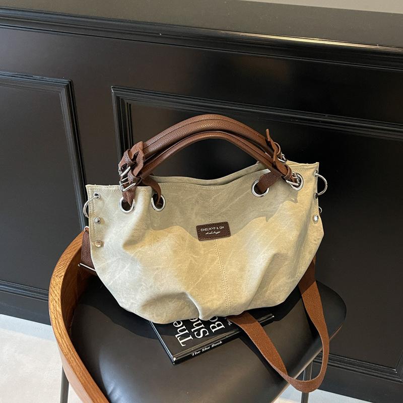Niche large-capacity handbag bag women's summer new fashionable and simple commuter shoulder messenger bag