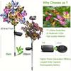 Solar Butterfly Tree IP65 Garden Light Outdoor Decoration Solar Light Garden Lawn Decoration Butterfly Tree Christmas Halloween Gifts