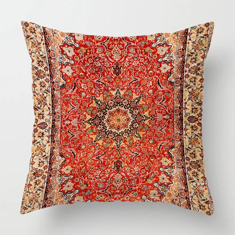 Moroccan Style Pillowcases with Complicated Patterns, Living Room Sofa Cushion Covers, Home Pillowcase Decoration