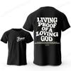 Men's Fashion Summer T-shirts Christian Jesus Creative Graphic Printed Tshirt Casual Sports Short Sleeve T-shirt Jesus Saves Top