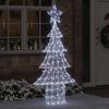 Christmas Tree with 240 Cold White LEDs 180 Cm Acrylic