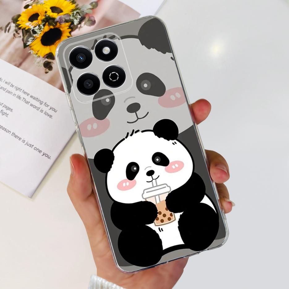 For Honor X7C 5G Case ALT-NX1 Cute Panda Cartoon Painted Cover Soft Slim Phone Case For Honor X7C X 7c HonorX7C 4G Fundas Bumper