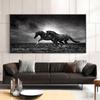 Chinese Style Galloping Horse Wall Art Posters Simple Atmosphere Modern Home Decor Canvas Painting Mural Pictures Prints Artwork