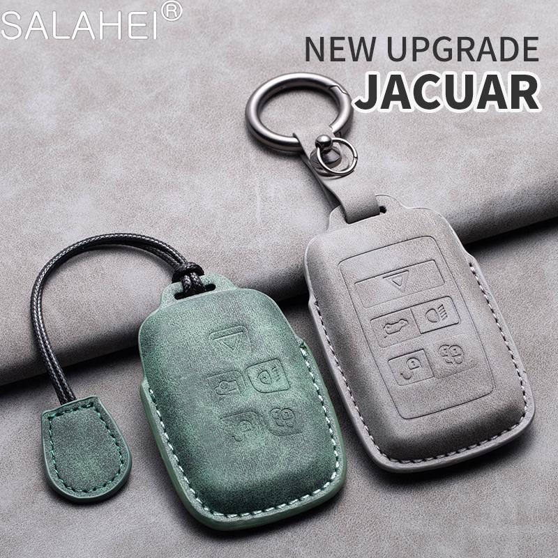Car Key Case For Land Rover Discovery Range Rover Evoque Velar Sport For Jaguar E-Pace F-Pace F-Type XE XF XJ Inter Accessories