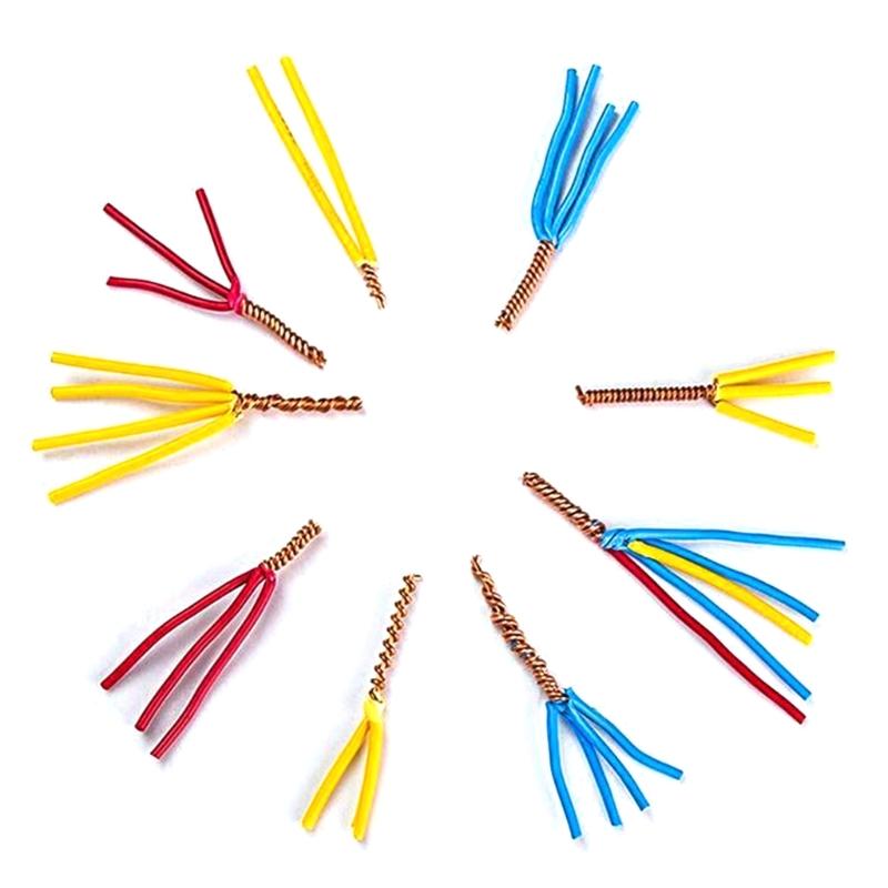 Narzędzie do skręcania przewodów 6mm 3-drożne 5-drożne narzędzie do ściągania izolacji z przewodów złączka do przewodów ściągacz izolacji do kabli elektrycznych