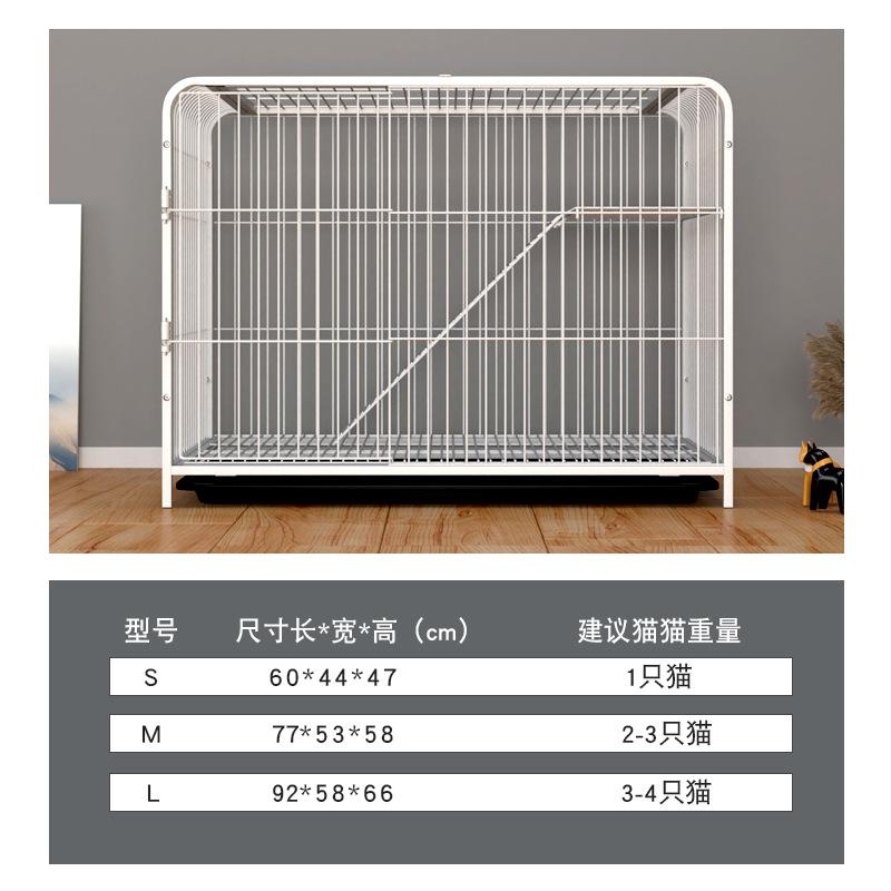 Pet Cage Double Layer Cat Villa Iron Cage Villa Pet House Cat Nest Climbing Frame