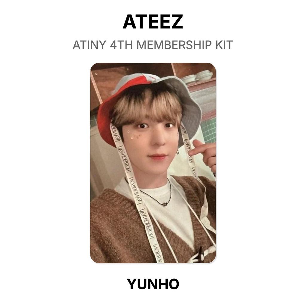 ATEEZ ATINY 4TH MEMBERSHIP KIT Official Photocard