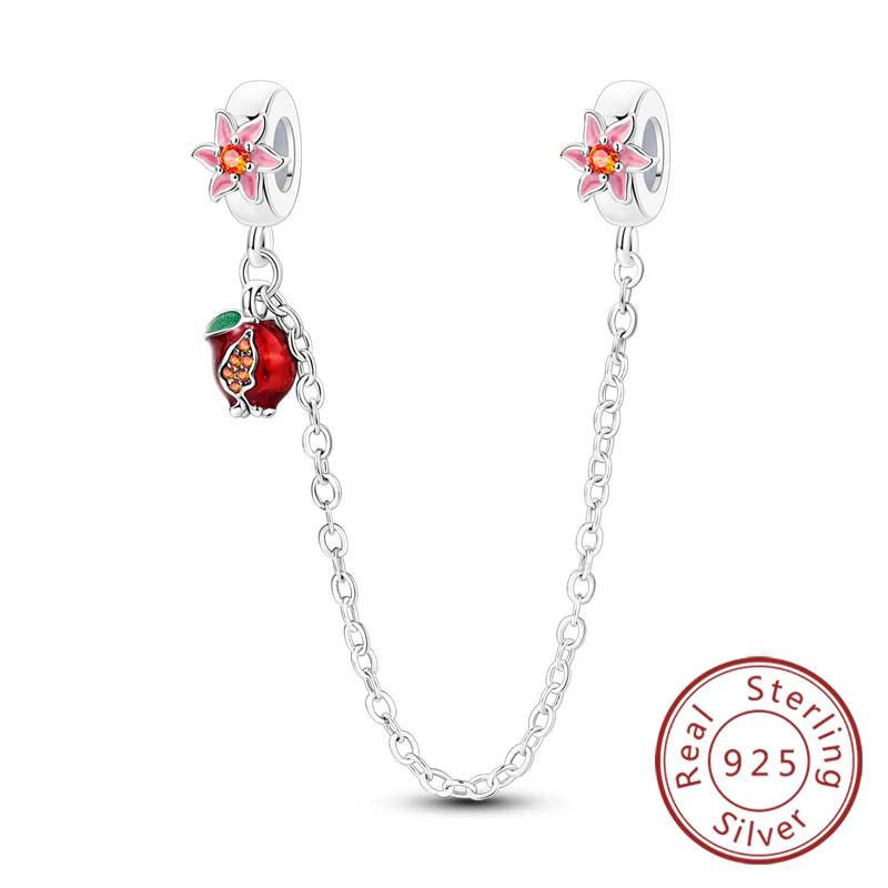 New Authentic Safety Chain Clasp Clip Charm Bead copper Heart Bow Star Shape Moon Compatible With Bracelets Do It Yourself Woman Girl Jewellery Gift