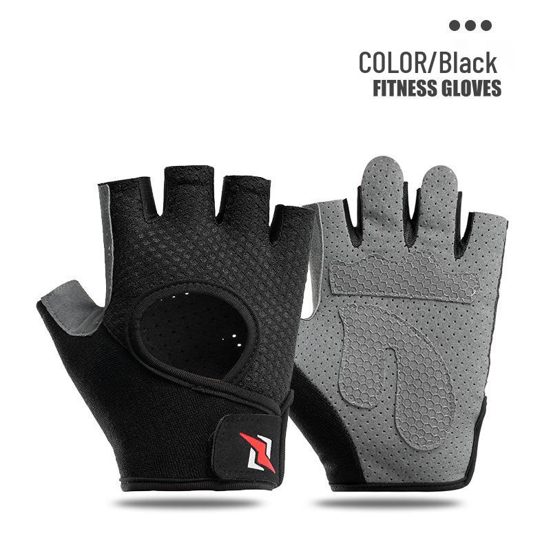 Unisex Breathable Non-slip Half-finger Fitness Gloves for Training, Pull-ups, Outdoor Sports, Cycling, and Driving