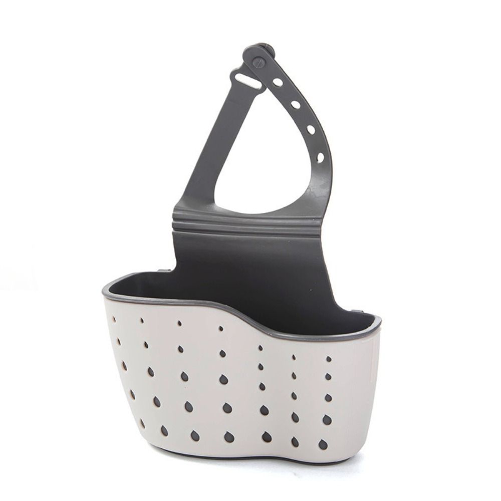Kitchen Organizer Soap Hanging Non Perforated Storage Rack Drain Basket Storage Bag Sink Basket