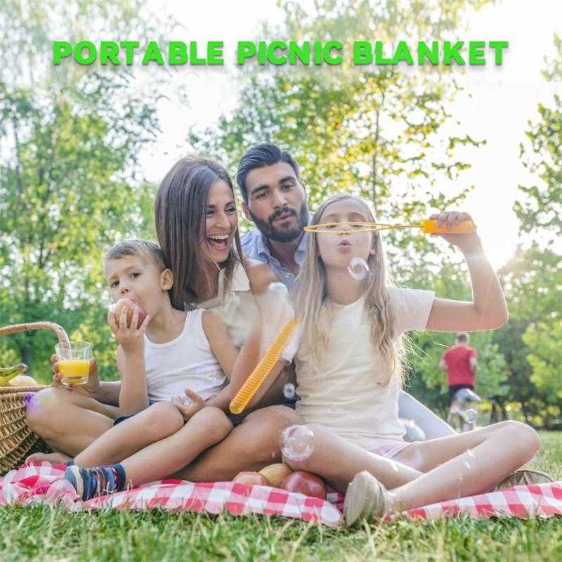 

Waterproof Picnic Blanket Extra Thick, Portable, Foldable for Beach, Camping, Park, Easy Clean (Green, 78x78 inch) United States