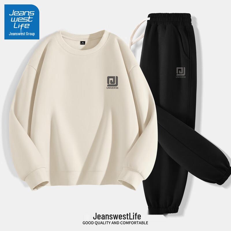 JEANSWEST LIFE Мужской спортивный костюм (толстовка и штаны) 2XL