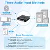 TDA7498E Bluetooth Amplifier Board 160W×2+220W Subwoofer 2.1 Channel Audio Receiver Power Amplifier Module w/ Treble and Bass Control for DIY Speakers