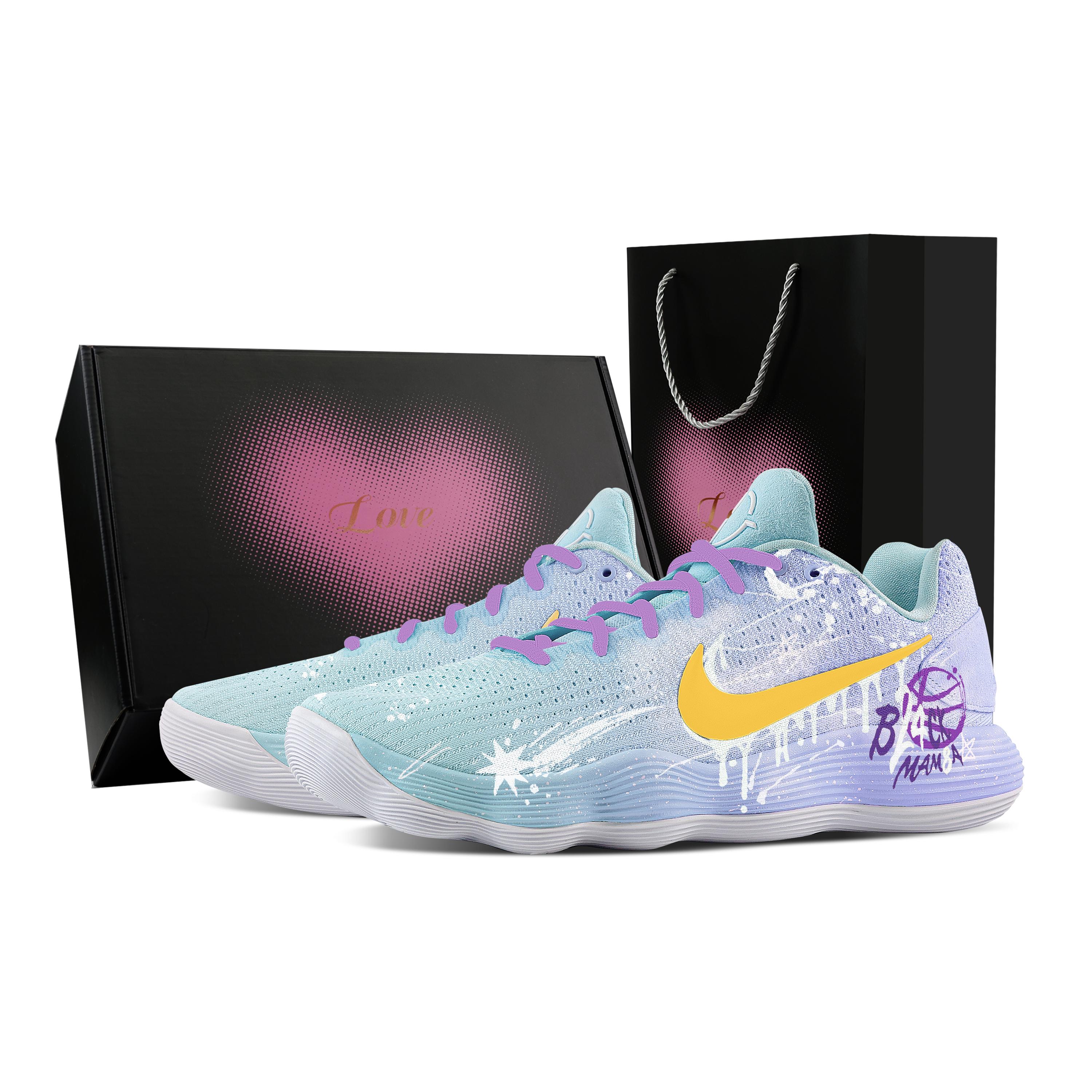 

Nike Hyperdunk 2017 Lakers Storm, Heart Box Cushioning Coverage Support Low top Basketball Shoes Men s HJ3486-414(Team529--) 44