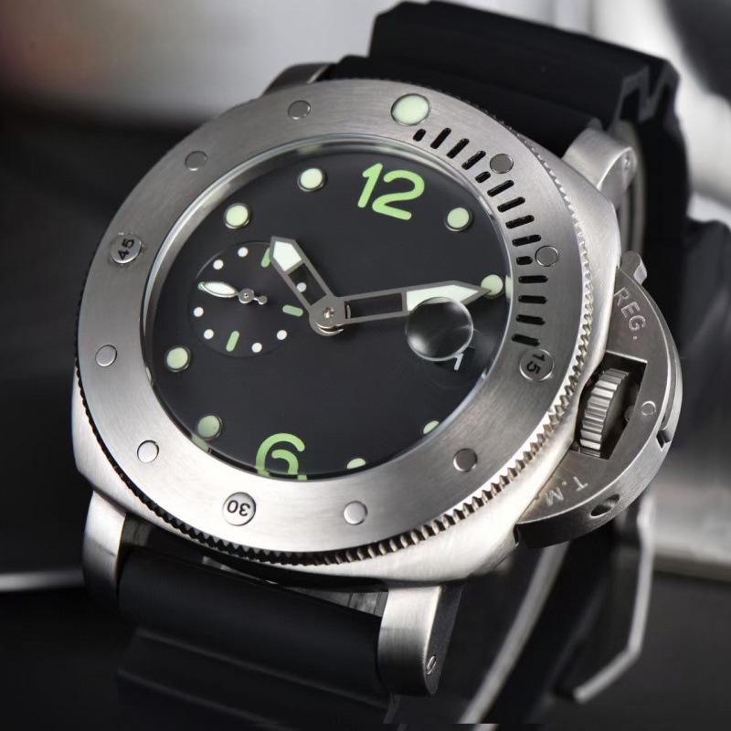 

Чоловічий дайверський годинник Panerai Luminor 1404 Series PAM1391/1565 з нейлоново-гумовим ремінцем