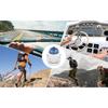 Sea Marine Compass with Mount Compasses Ball Waterproof for Boat Caravan White Sea Marine Compass with Mount for Boat Caravan Truck Car Navigation