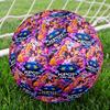 KPop Dämonenjäger Thema Größe 5 Fußball, Geeignet für Spiele drinnen und draußen, ein Geschenk für jeden geeignet.